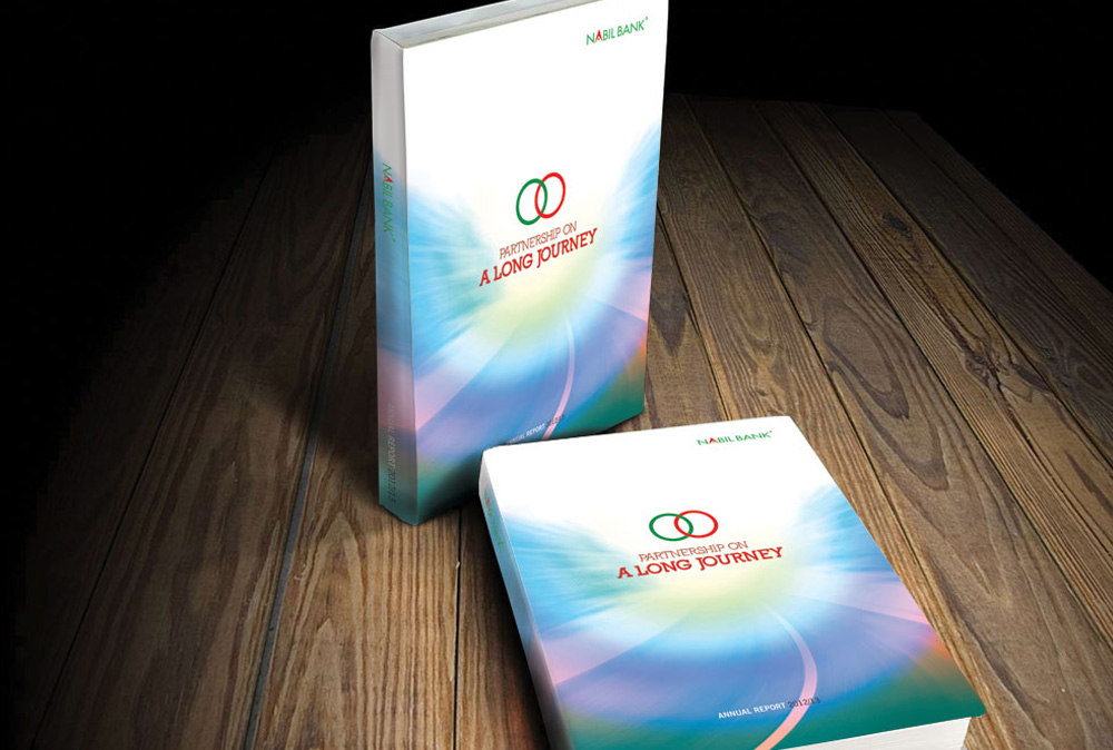 bank annual report cover design